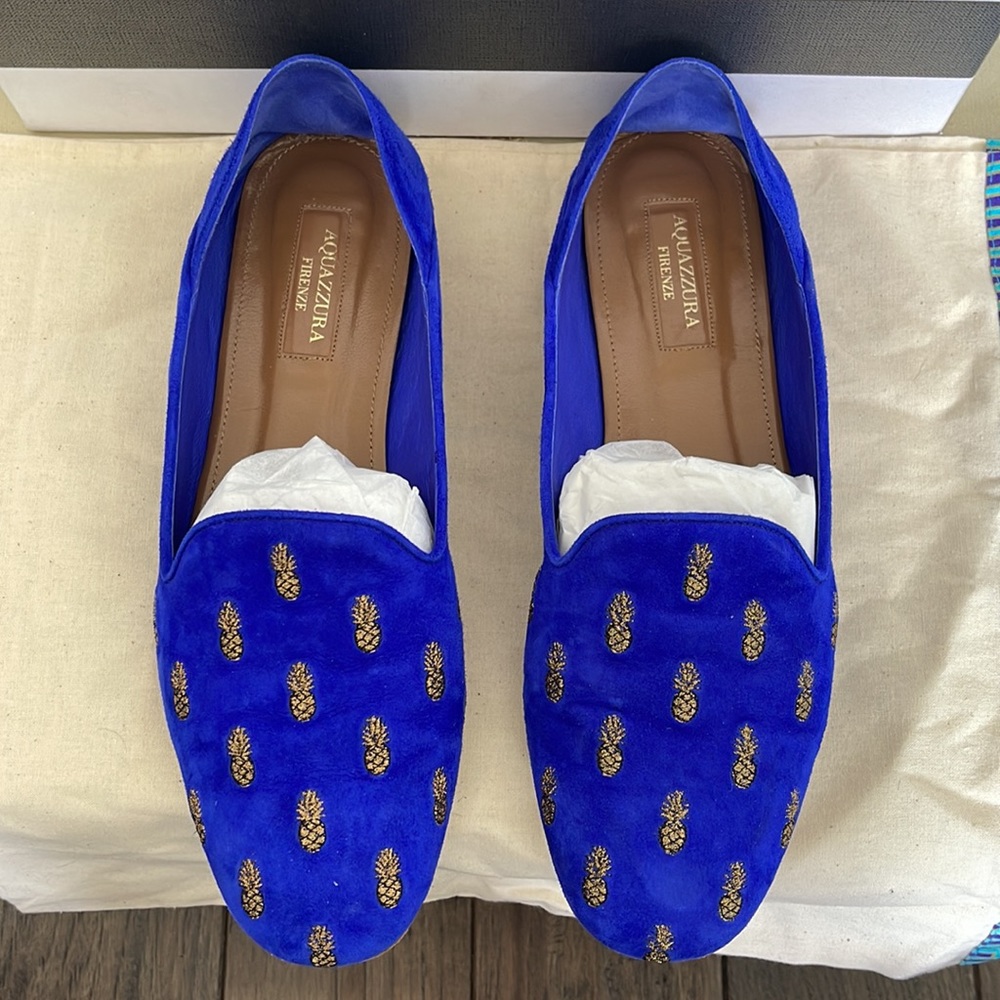 Aquazurra with pineapple flats for sale
